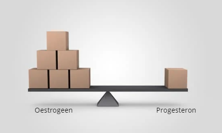 oestrogeendominantie progesteron endometriose